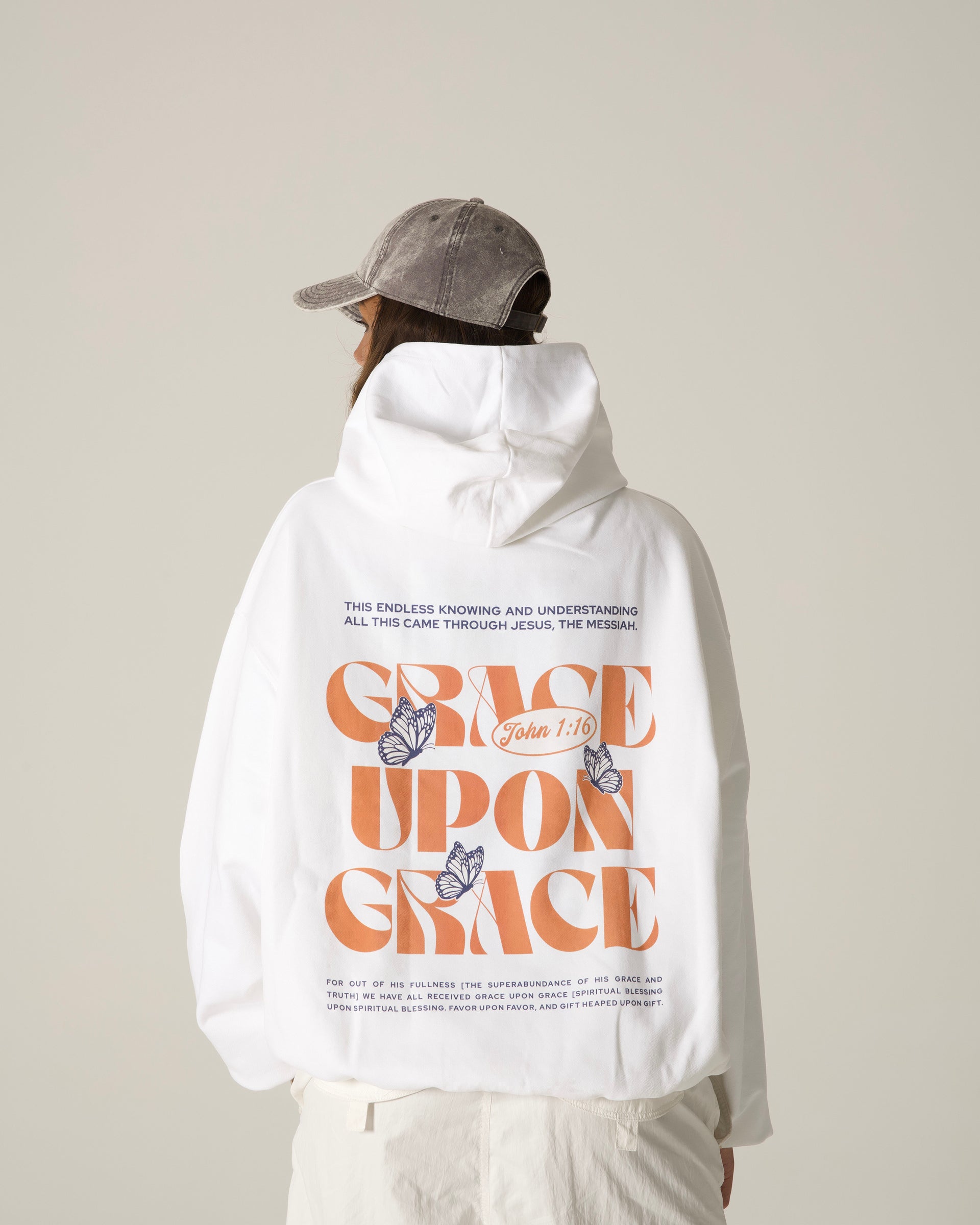 Grace Upon Grace Oversized Hoodie - Apparel