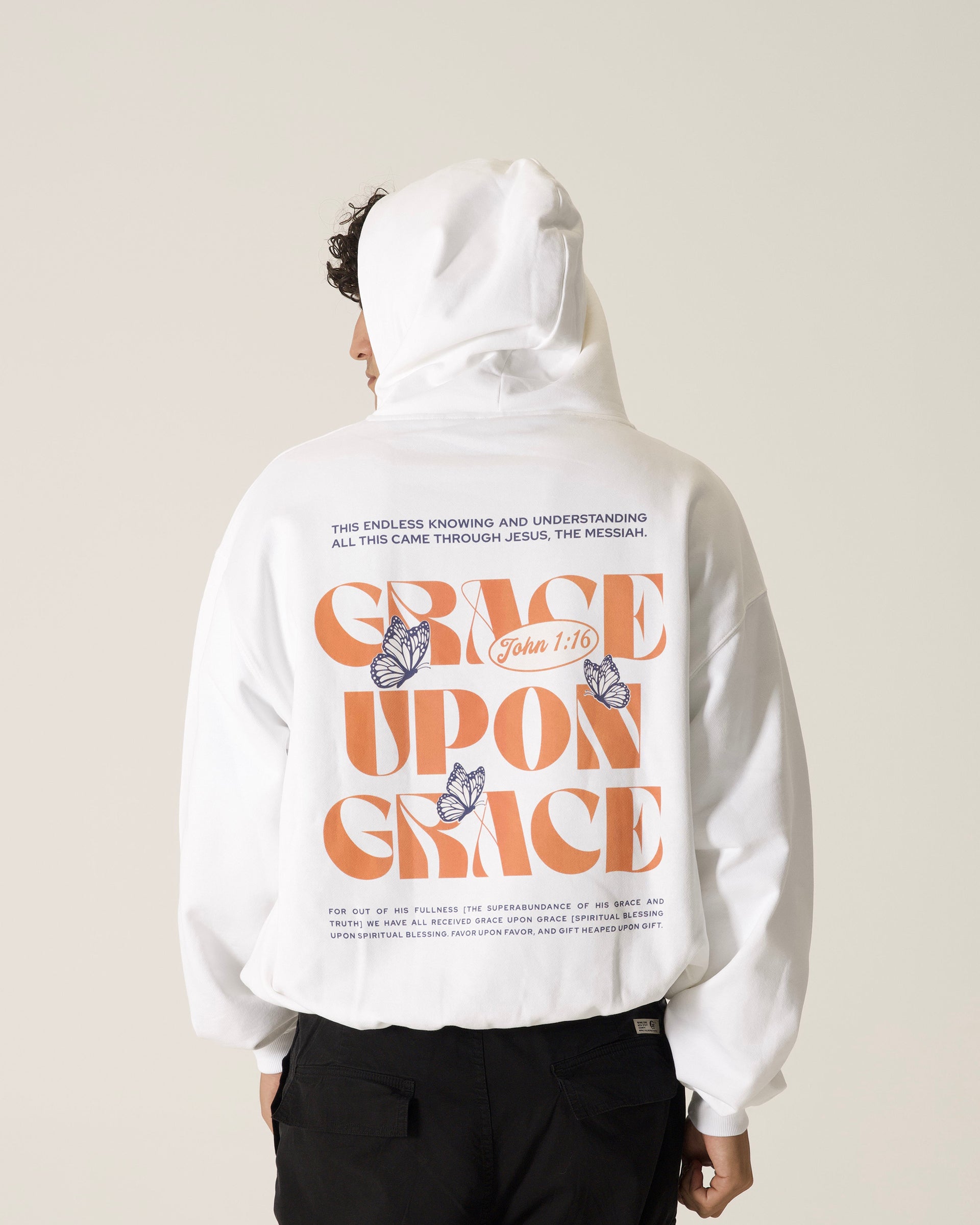 Grace Upon Grace Oversized Hoodie - Apparel